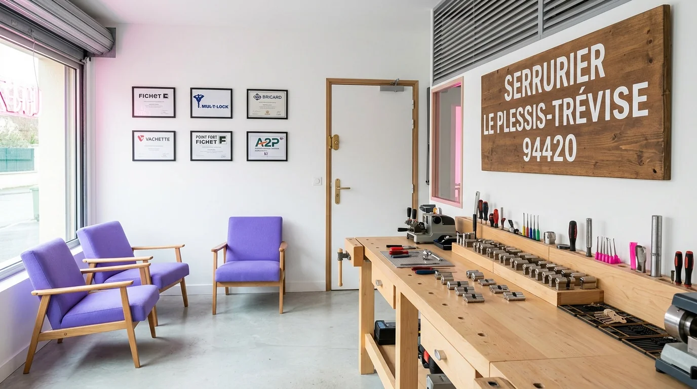 Atelier Serrurier Le Plessis-Trévise · côté bois Notre-Dame